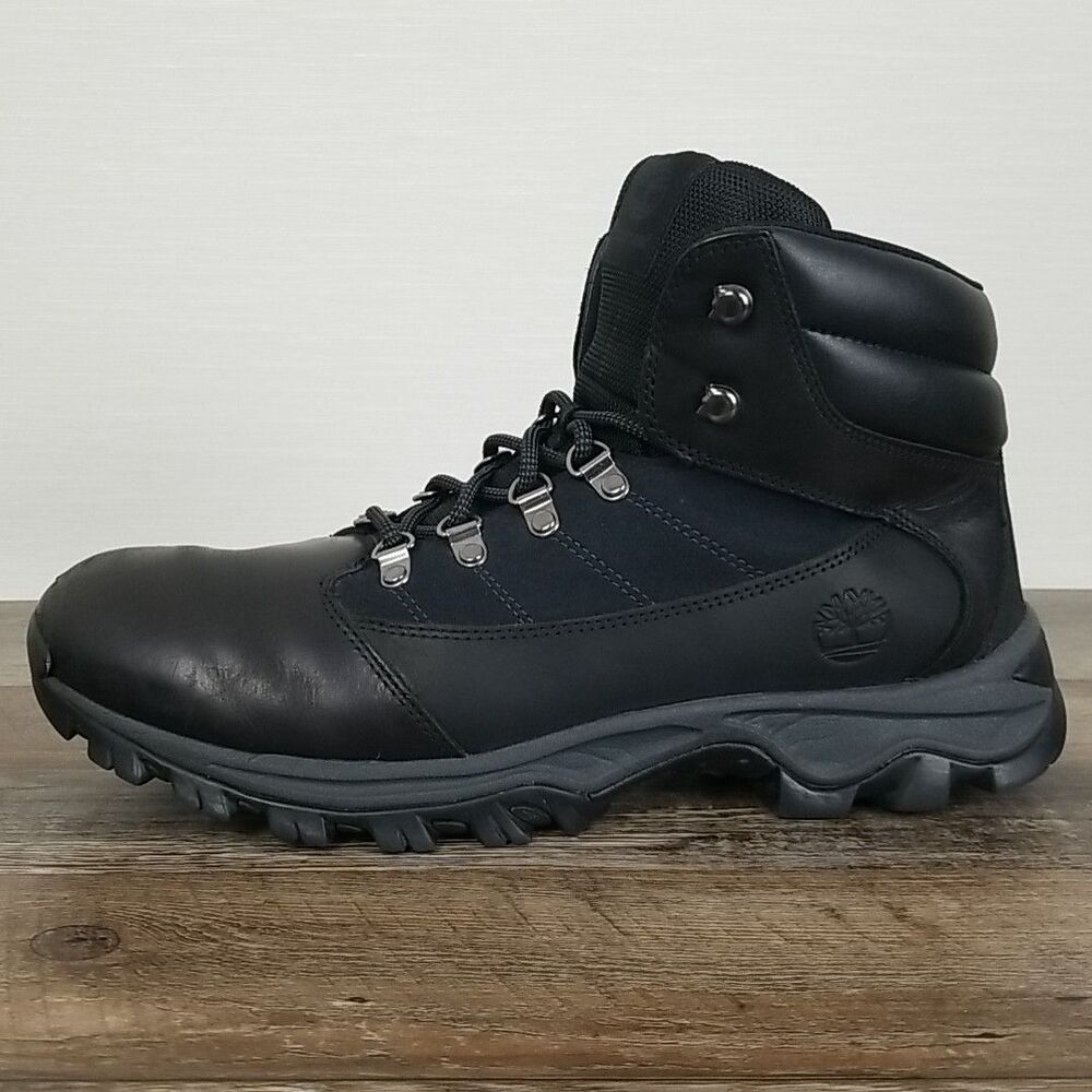 Timberland Rangeley Boots Mens Size 11 Black Leather Mid Hiker Hiking Gorpcore